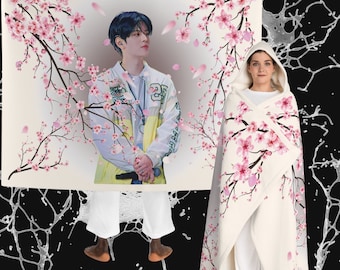 スンミン Hood Blanket ブランケット straykids Stray Kids Seungmin Hooded Fleece Blanket | SKZ | STAY | 5-star