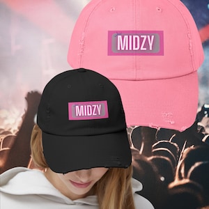 ITZY Distressed Hat | MIDZY | Ryujin | Lia | Yuna | Ryujin | Yeji | Kpop | Gift | K-pop | Cute | aesthetic | simple | street wear | Cap
