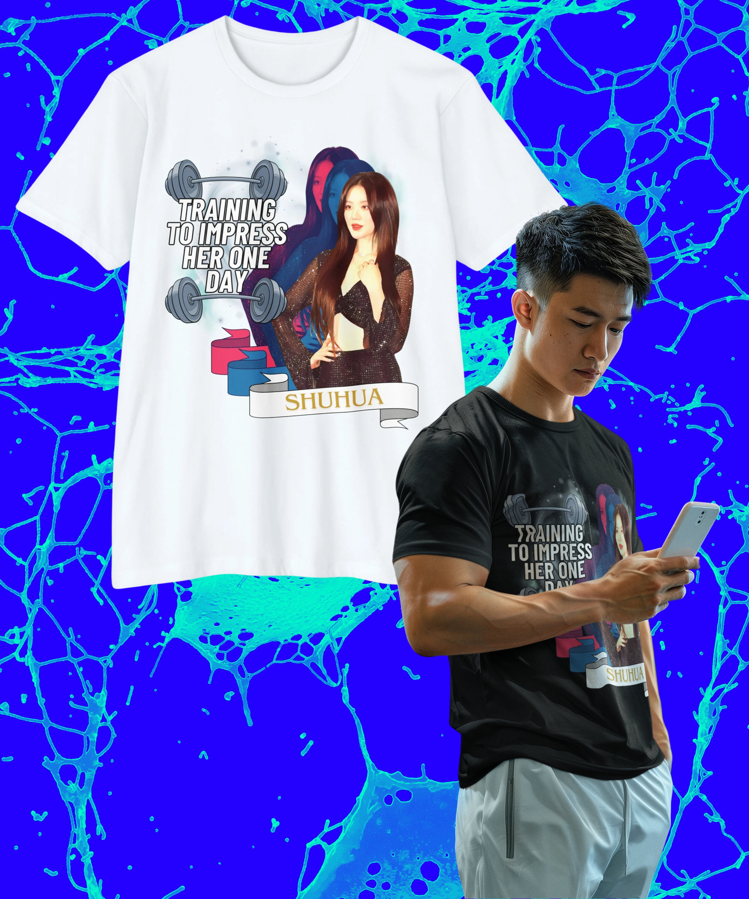 [COVERNAT] レギュラーフィットTシャツ I-DLE SHUHUA 3COLOR Shuhua - Etsy