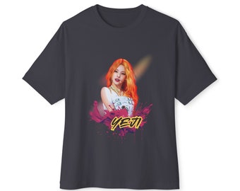 ITZY Yeji Oversized Boxy shirt | MIDZY | Kpop | Chaeryeong | Yuna | Lia | Ryujin | Stylish | Unbreakable | Born to Be | Cheshire | Cake