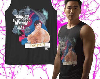 Twice Dahyun Tank Top | Once | Workout | Kpop | Gift | KCON | K-pop | aesthetic | street wear | Simple | Casual | Athletic | OT9 | Tee