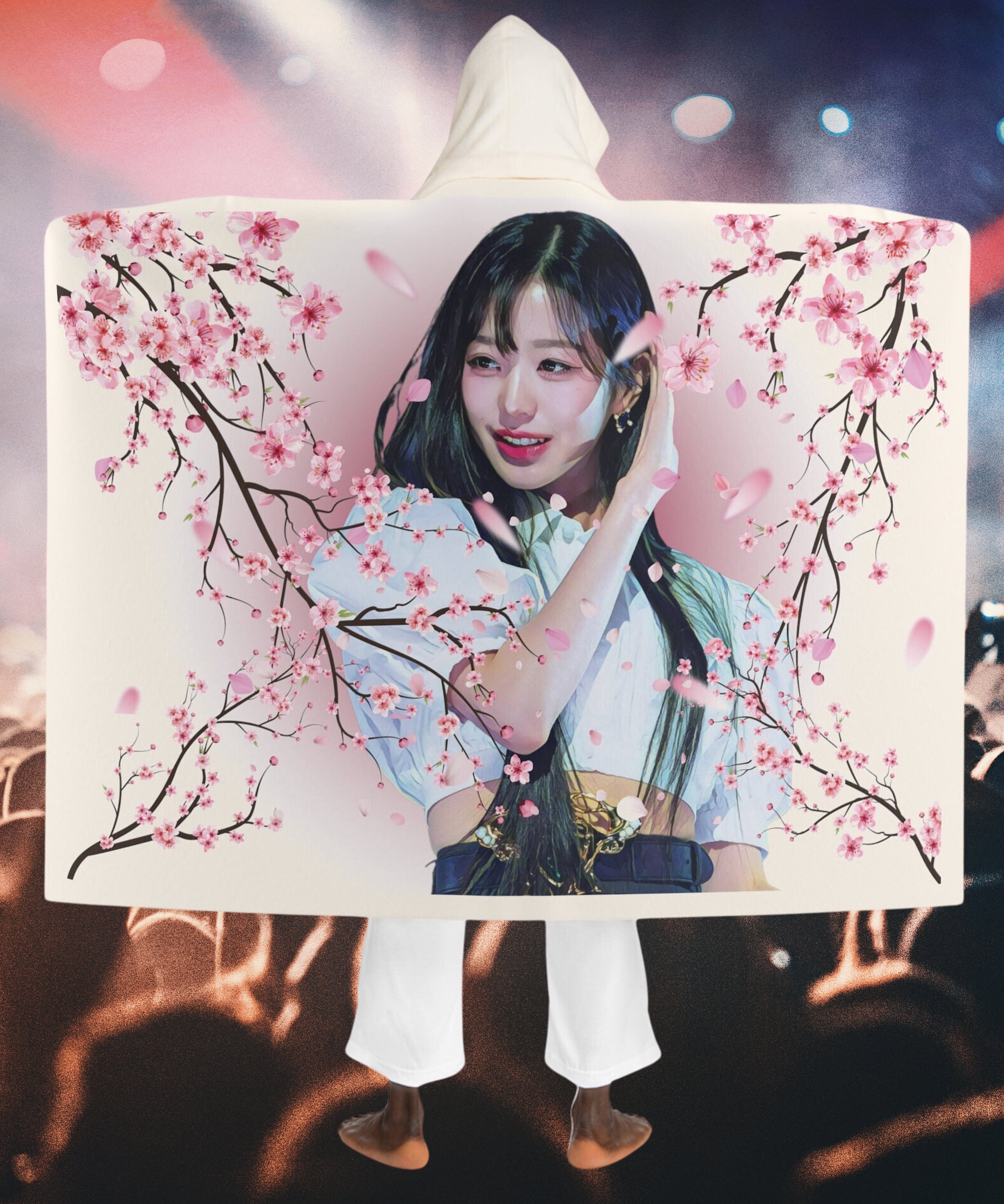 IVE ウォニョン フード付きフリースブランケット | ダイブ | アクセン