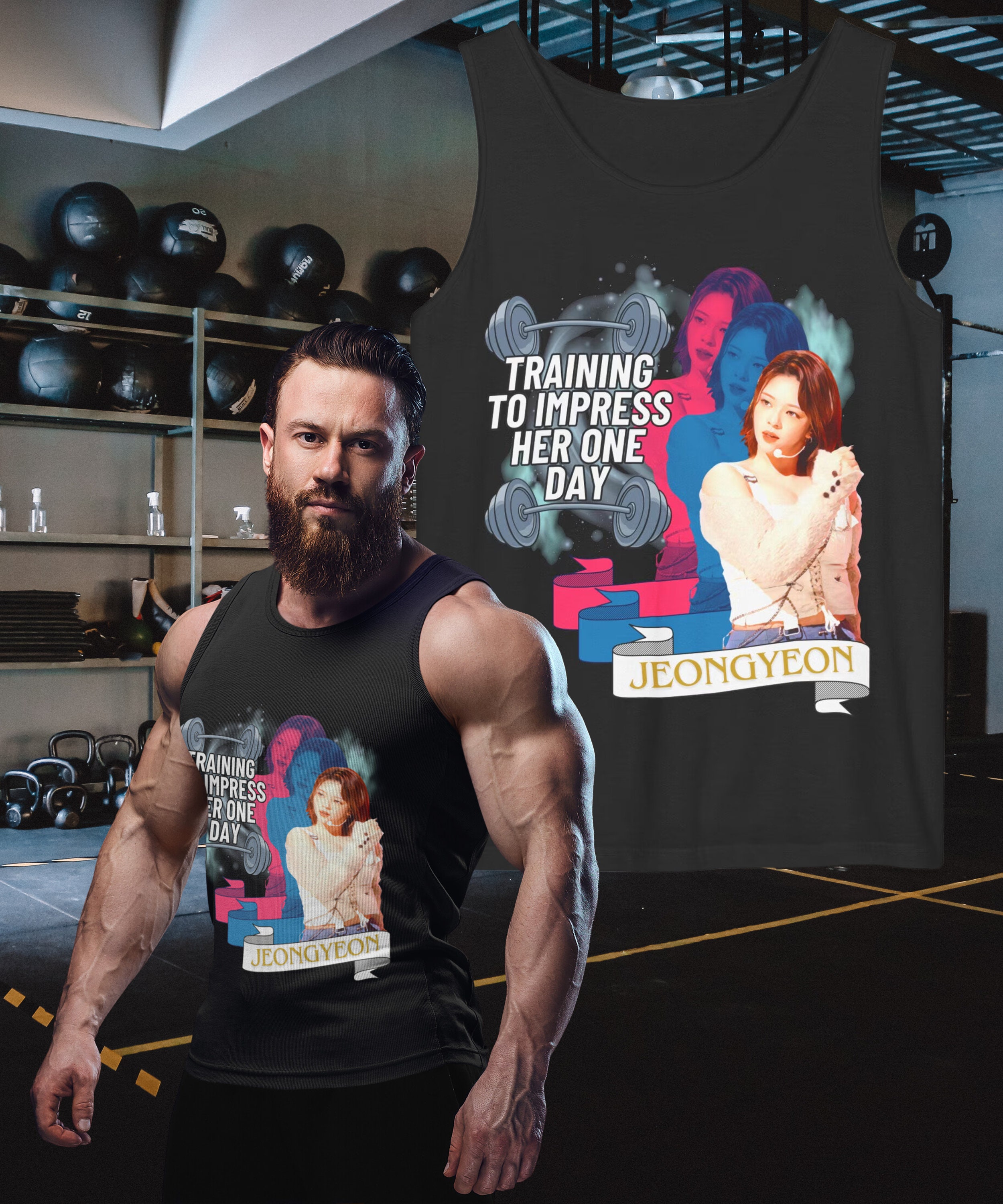 Twice Jeongyeon Tank Top | Once | Workout | Kpop | Gift
