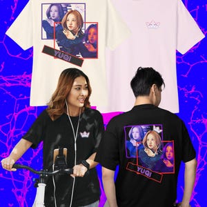I-DLE Yuqi Oversized Boxy Shirt | Neverland | Gidle | Kpop | Gift | KCON | K-pop | aesthetic | street wear | Simple | Casual | Stylish