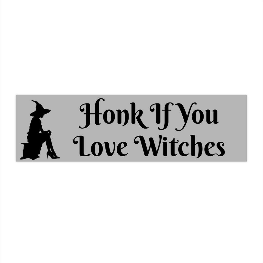 Witch Bumper Sticker Spooky for Car Goth Decal Witch Gift for Etsy