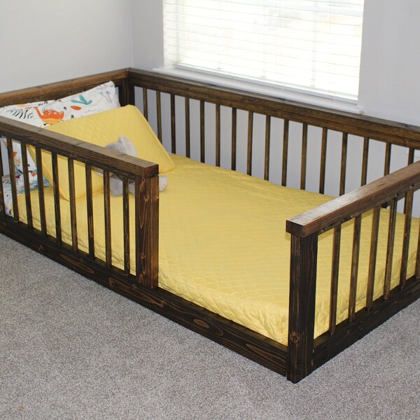 Wood Bed Frame Etsy