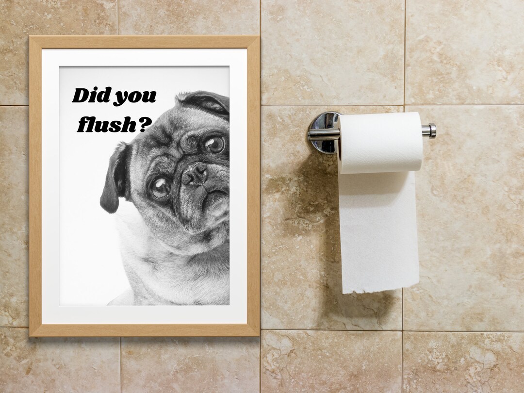 Funny Bathroom Art, Digital Wall Art, Digital Design, Funny Bathroom ...