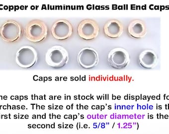 Lightning Rod Ball End Caps