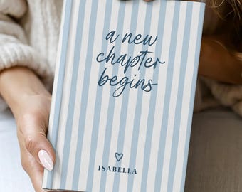 Personalised New Chapter Journal, Custom Graduation 2026 Notebook, A New Chapter Begins Keepsake Journal,Class of 2026 College Graduate Gift