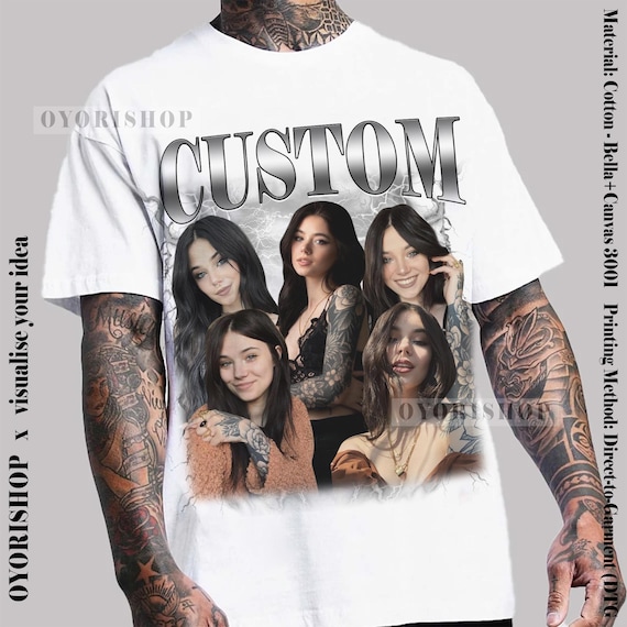 CUSTOM Girlfriends Photos Shirt, Custom Bootleg Rap Tee, Vintage