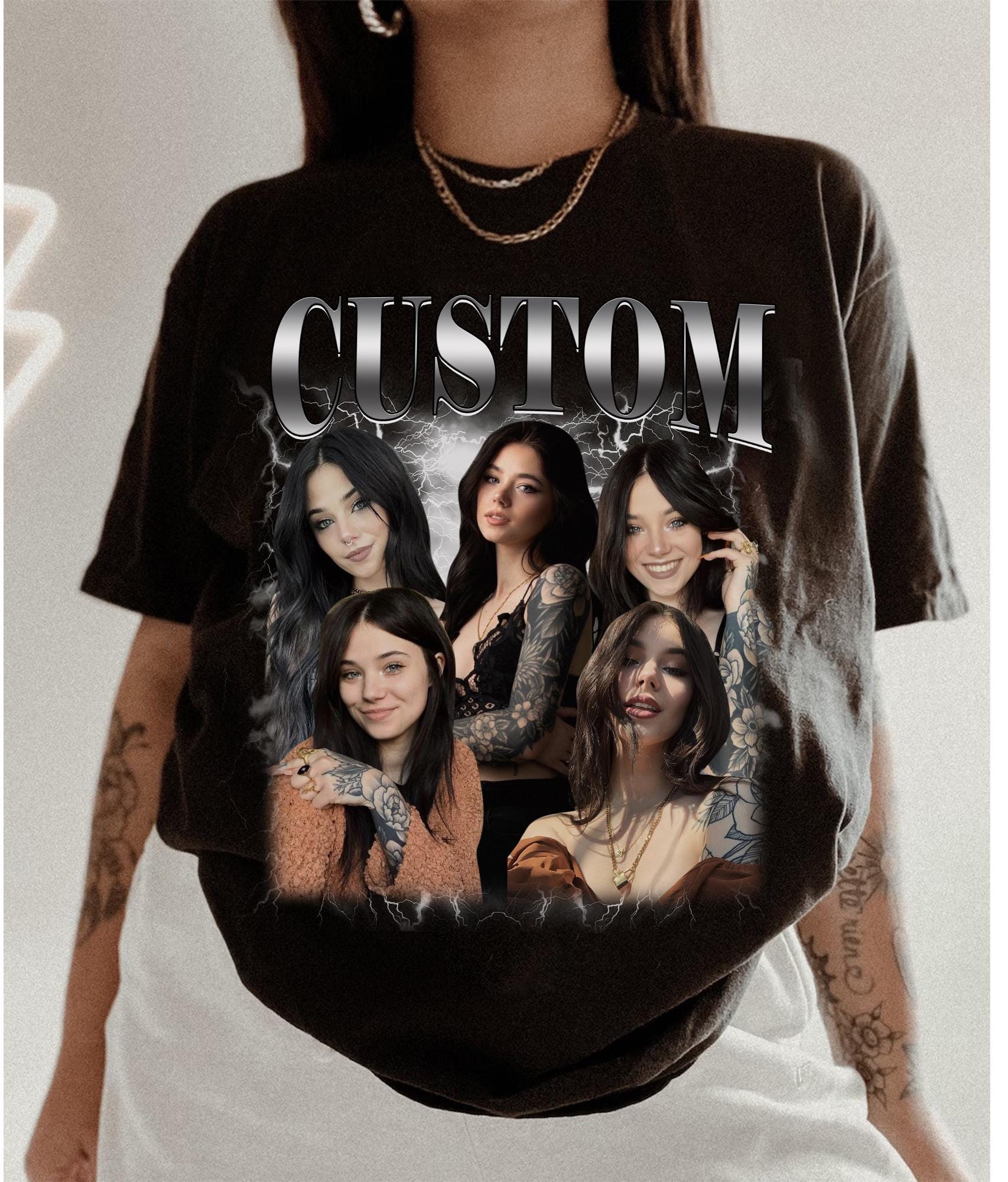 CUSTOM Girlfriends Photos Shirt, Custom Bootleg Rap Tee, Vintage