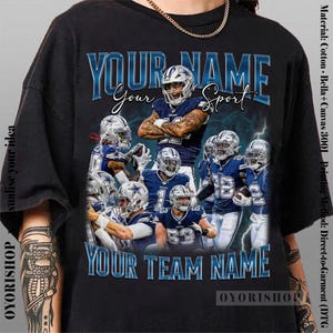 Maglietta da calcio personalizzata, maglietta personalizzata per giocatore, maglia da calcio bootleg, maglia da calcio personalizzata, design di giocatore bootleg, maglietta con nome della squadra