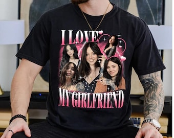 Custom Girlfriend Vintage Shirt, I Love My Girlfriend Shirt