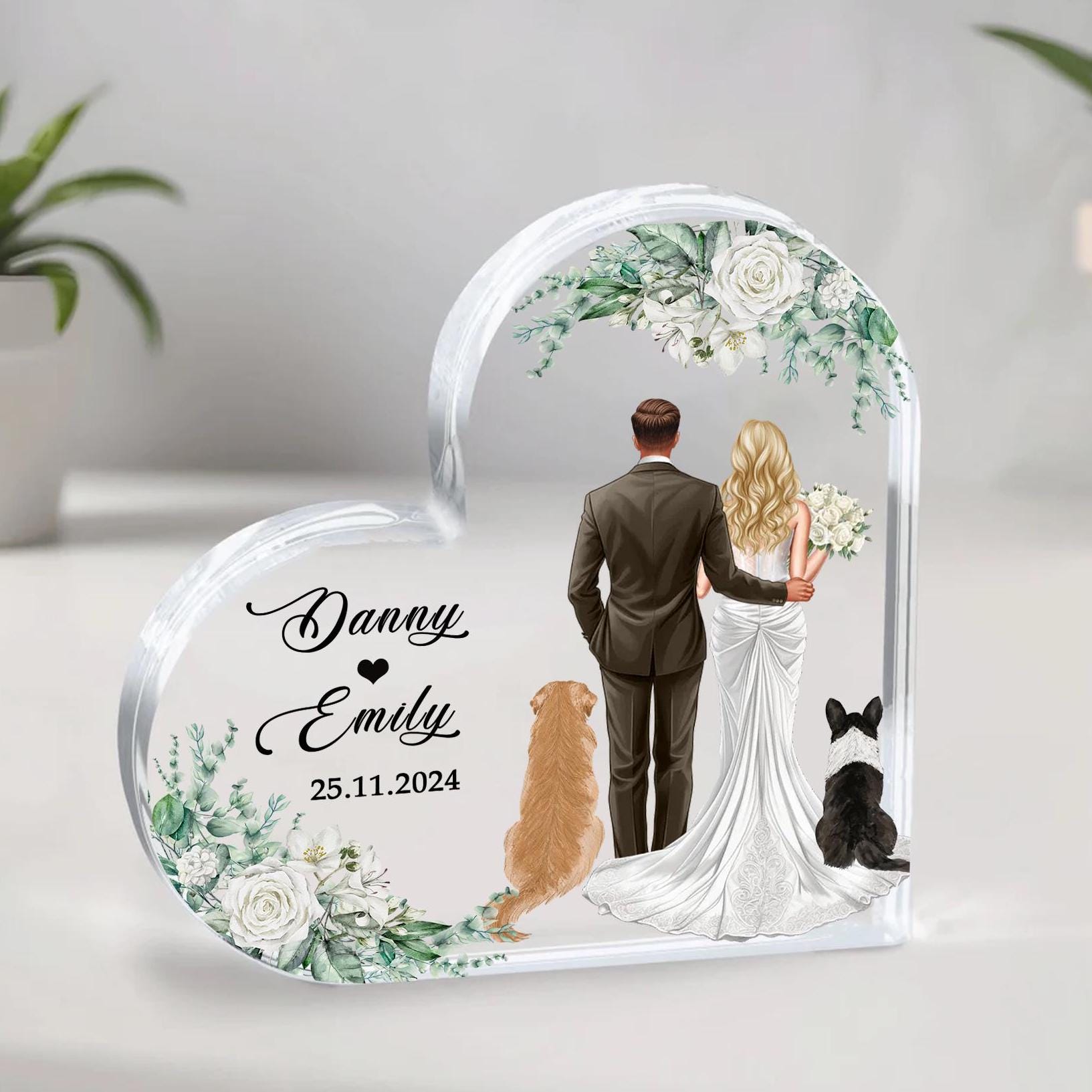 Personalised Wedding Gift For Couple, Bride And Groom Custom
