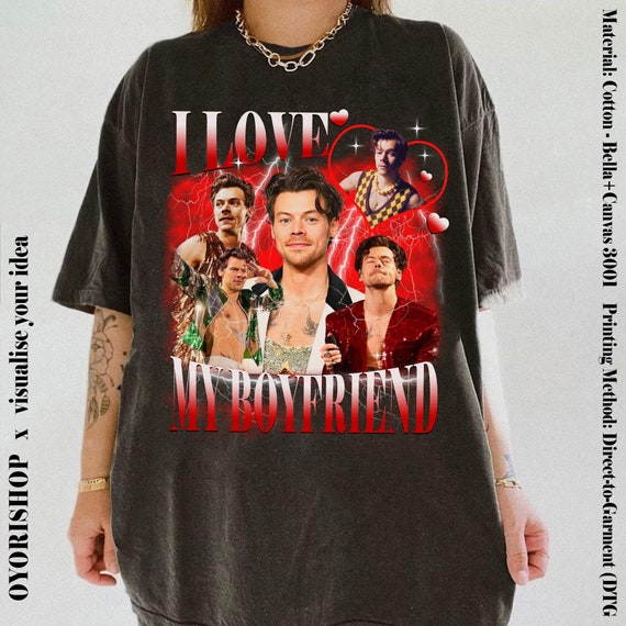 Custom Boyfriend Vintage Shirt, I Love My Boyfriend Shirt, Valentines Day Gift For Girlfriend, Funny Valentines Day Gift, Anniversary Gift