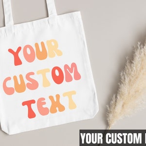 Bolso de mano personalizado Logotipo personalizado Texto personalizado Bolso de mano a granel Bolso de mano personalizado Bolso de mano personalizado Comprador de bolso personalizado Regalo personalizado para ella Regalo personalizado para ella