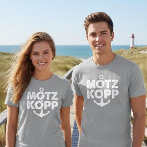 Unisex T-Shirt 'Motz Kopp' - North German Humor Shirt