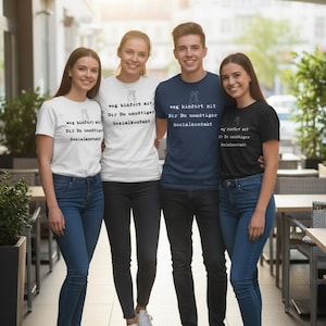 Weg Hinfort Mit Dir Du Unnötiger Sozialkontakt - Introvertierter Humor