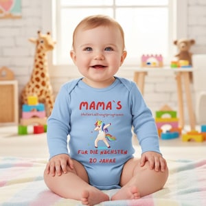 Babyrompertje 'Mom's Entertainment Program' - Grappig babyrompertje als cadeau voor pasgeborenen