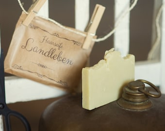 Haarseife Landleben | vegan, stärkt und kräftigt das Haar, 100 % handgemacht im Bayerischen Wald