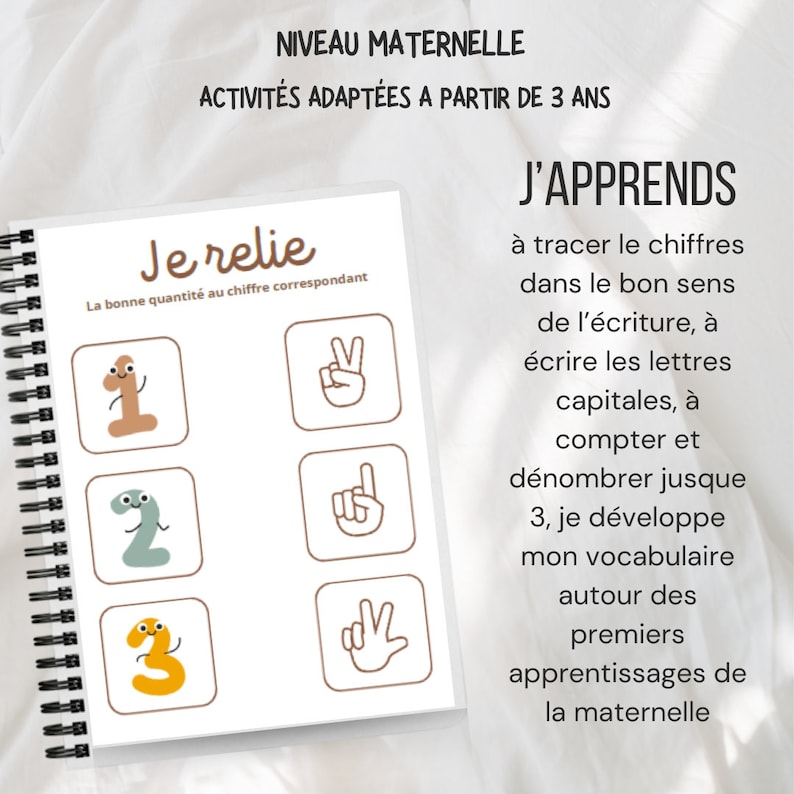 BUSY BOOK GRAPHISME Mon premier cahier d'activités Niveau maternelle / Cahier Montessori / Fiches à télécharger / Quiet book image 3