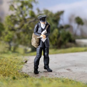 The Postman Figure Figur - Oh Mr Porter - Modelleisenbahn/Diorama Charakter