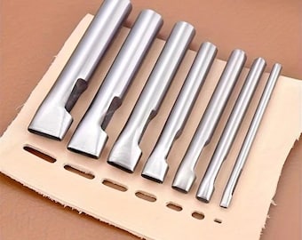 Steel Oval Hole Punch Set – Leather Craft Tool (1.5–20mm)