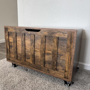 Wooden Handmade Toy Storage Box - Modern Toy Storage Box - Kids Toy Storage - Pet Toy Box - Toy Organizer - Gift For Kids - Kids Organizer