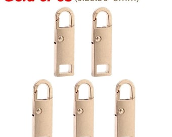 Universal Zipper Pull Ersatz Kit, Abnehmbare Metall Reißverschluss Schieber für Gepäck, Geldbörsen, Jacken & Taschen
