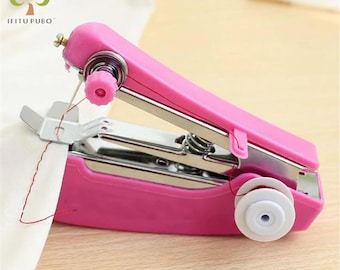 Portable Mini Sewing Machine, Handy Fabric Needlework Tool