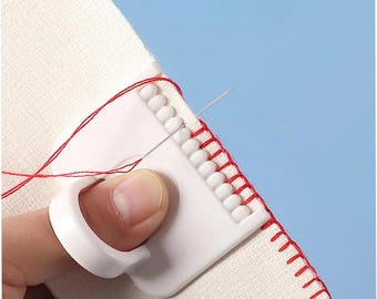 Nähanleitung Schablonen-Set: 3 mm Stichabstand-Werkzeug für Stoff, Lederarbeiten, Stickerei