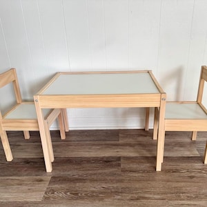 Wooden Handmade Chair Set - Modern kids Chairs Set - Wooden Kids Furniture - Kids play Table - Kids Table And Chair - Gift For Kids