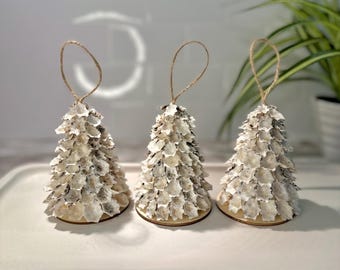 Muschel Weihnachtsbaumschmuck | Handgefertigte Küsten Urlaub Dekor