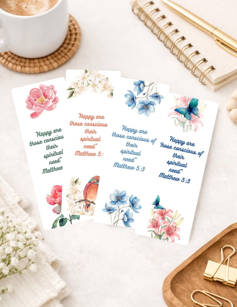 JW 2026 Year Text Printable Bookmarks Digital Download - Etsy