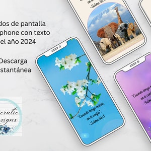 Fondos de pantalla para iphone con texto del año 2024