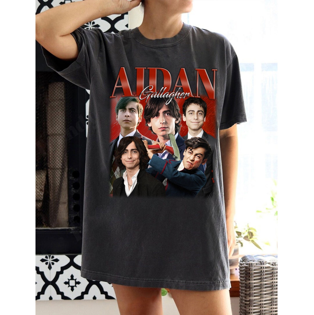 Aidan Gallagher Shirt Aidan Gallagher T-shirt Retro Aidan - Etsy