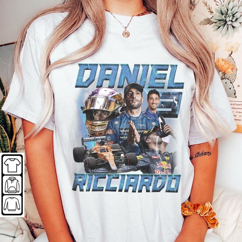 Daniel Ricciardo Shirt Daniel Ricciardo Racing 90s Vintage - Etsy