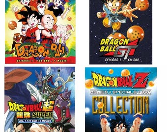 Anime DVD Dragon Ball + Dbgt + Dbs + Movie Collection (Full Series)-English Dubbed/Subtitle and All Region -Free DHL Express
