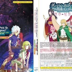 DVD Anime ~Engels nagesynchroniseerd~Is het verkeerd om te proberen meisjes op te pikken seizoen 4 deel 2 (1-11einde)~ Gratis DHL Express