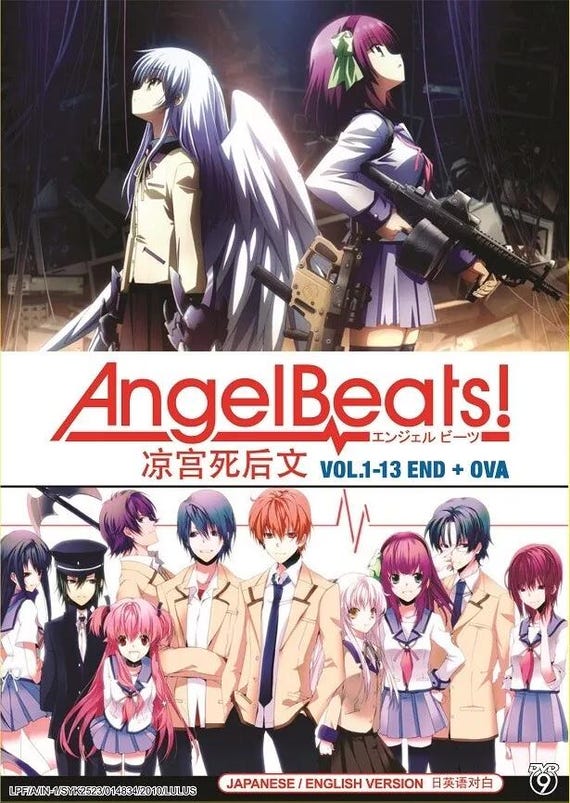 DVD Anime Angel Beats! Complete Tv Series (1-13 End +OVA)~ English