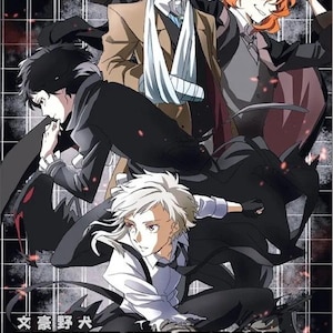 Dvd anime B. Stray Dogs seizoen 1+2+3+4+5 (1-60 end) +OVA + film Engels nagesynchroniseerd en alle regio-dvd anime complete boxset ~ Gratis DHL Express