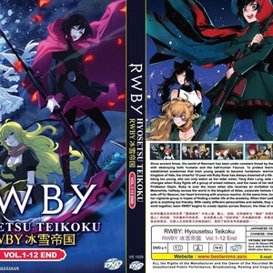 DVD Anime RWBY: Ice Queendom (deel 1-12 einde) Engelse ondertiteling, alle regio's ~ Gratis DHL Express