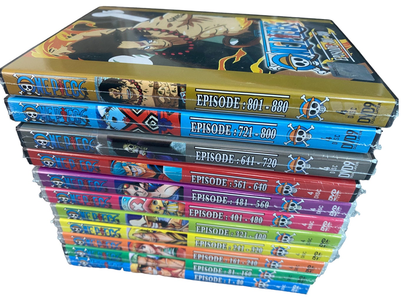 Anime Dvd ONE PIECE VOLUME.331-667 (BOX 2) ENGLISH DUBBED & ALL REGION BOX  SET