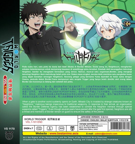 World Trigger Complete Season 1-3 (101 End) English Subtitle