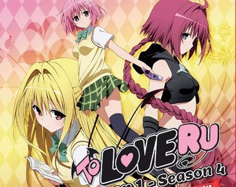 DVD Anime to Love Ru Complete Season 1-4 (1-64 End) + 8 OVA