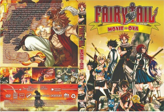 Anime DVD Fairy Tail Complete Series TV Vol.1-328 End + 2 Movies