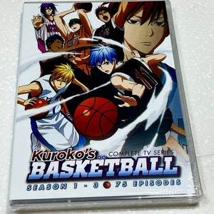 Kuroko&#39;s Basketball (Season 1-3: VOL.1 - 75 End) ~ English Dubbed Version DVD ~
