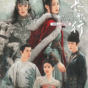 DVD Chinese Drama The Long Ballad 长歌行 Series (1-49 End) Complete boxset Engelse ondertiteling en alle regio's ~ Gratis DHL Express