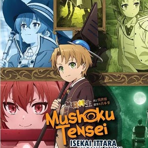 Dvd-anime Mushoku Tensei Jobless Reincarnation Seizoen 1+2 (1-23 einde) Engelse nagesynchroniseerde versie anime-dvd complete boxset ~ Gratis DHL Express