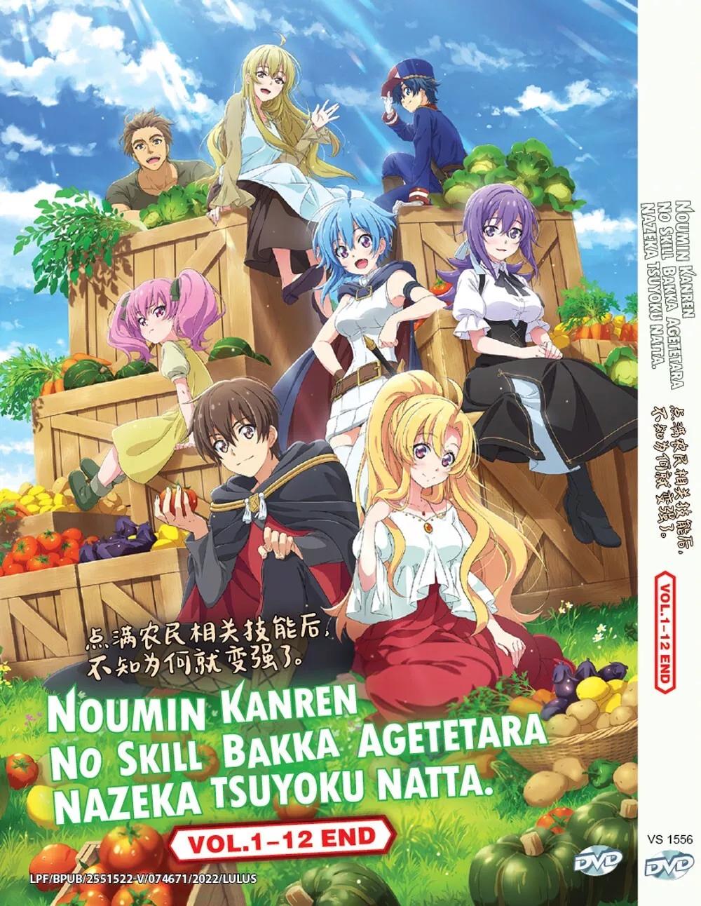 終ノ空　DVD  アニメ DVD Anime Noumin Kanren No Skill Bakka Agetetara Nazeka(1-12end